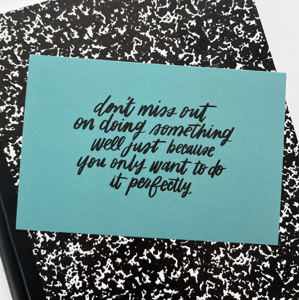 Good, Not Perfect