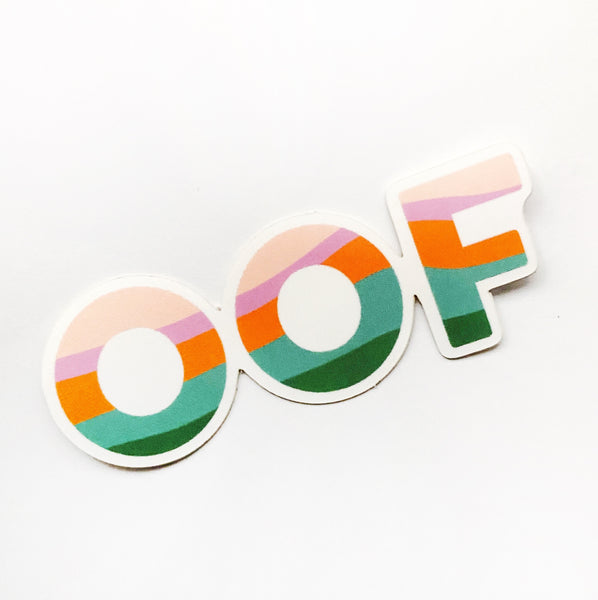 OOF Sticker