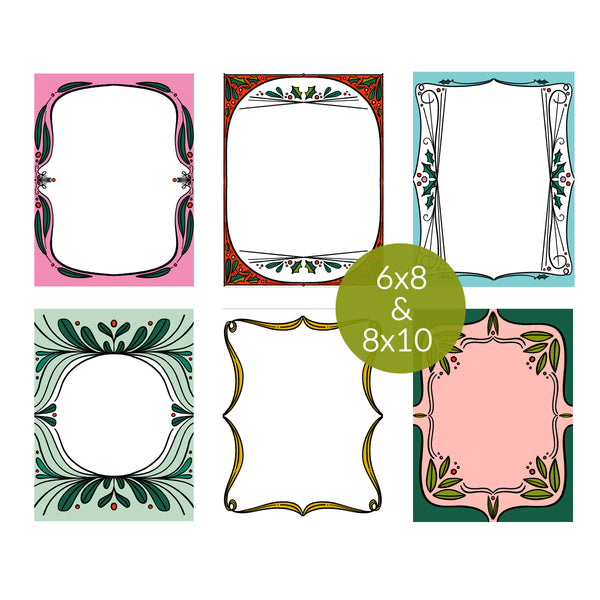 Framed by the Holiday - Digital Paper Collection